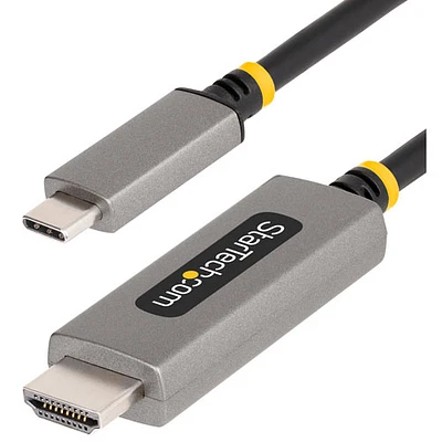 Câble adaptateur USB-C à HDMI de 3 m (10 pi) de StarTech (136B-USBC-HDMI213M) - Gris cosmique