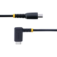 Câble USB-C à USB-C angle droit de 2 m (6,6 pi) de StarTech (R2CCR-2M-USB-CABLE) - Noir