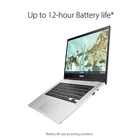 ASUS CX 1400 14" Chromebook - Transparent Silver (Intel Celeron N4500/ 8GB RAM/ 128GB SSD/ ChromeOS)
