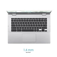 ASUS CX 1400 14" Chromebook - Transparent Silver (Intel Celeron N4500/ 8GB RAM/ 128GB SSD/ ChromeOS)