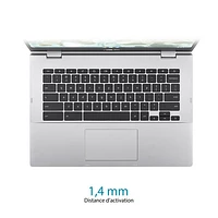 ASUS CX 1400 14" Chromebook - Transparent Silver (Intel Celeron N4500/ 8GB RAM/ 128GB SSD/ ChromeOS)