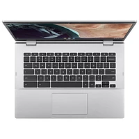 ASUS CX 1400 14" Chromebook - Transparent Silver (Intel Celeron N4500/ 8GB RAM/ 128GB SSD/ ChromeOS)