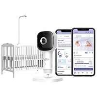 Hubble Connected SkyVision AI Smart Baby Monitor w/ Sleep Tracking, Night Vision & Pan/Tilt (HCTNSKYAI)