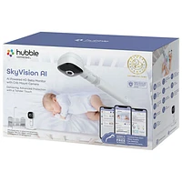 Hubble Connected SkyVision AI Smart Baby Monitor w/ Sleep Tracking, Night Vision & Pan/Tilt (HCTNSKYAI)