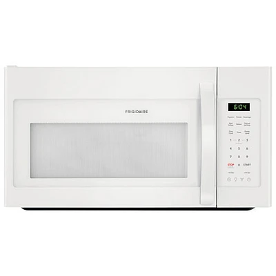 Open Box - Frigidaire Over-The-Range Microwave - 1.8 Cu. Ft. - White - Perfect Condition