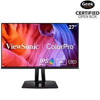 Open Box - Viewsonic 27" 4K Ultra HD 60Hz 5ms GTG IPS LED Monitor (VP2756-4K) - Black