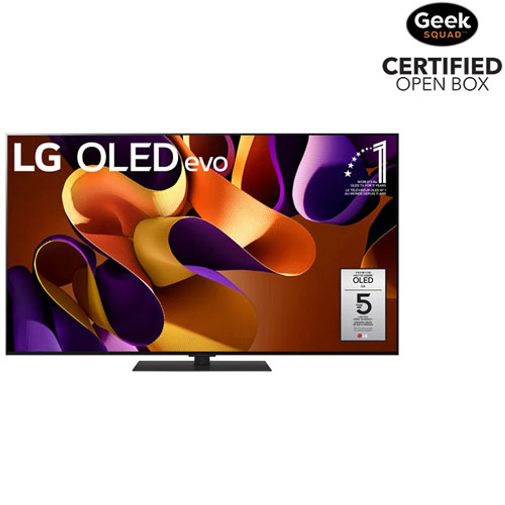 Open Box - LG 65" 4K UHD HDR OLED evo G4 webOS Smart TV (OLED65G4SUB) - 2024