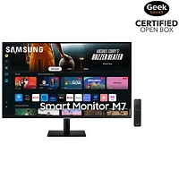 Open Box - Samsung 32" 4K Ultra HD 60Hz 4ms GTG VA LCD USB-C Smart Monitor (LS32DM702UNXGO) - Black