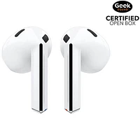Boîte ouverte - Écouteurs boutons 100 % sans fil à isolation sonore Galaxy Buds3 de Samsung - Blanc