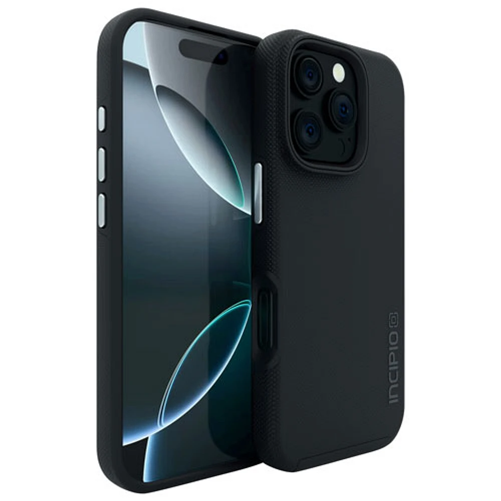 Incipio Dual Pro Fitted Hard Shell Case with MagSafe for iPhone 16 Pro - Black