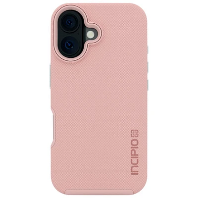 Incipio Dual Pro Fitted Hard Shell Case with MagSafe for iPhone 16 - Blush Pink