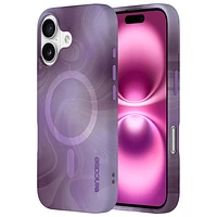 Incase Halo Fitted Hard Shell Case with MagSafe for iPhone 16 - Oil Slick Lilac