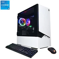 CyberPowerPC Gamer Xtreme Gaming PC - White (Intel Core i5 14400F/16GB RAM/1TB SSD/NVIDIA RTX 3050/Win11) - En