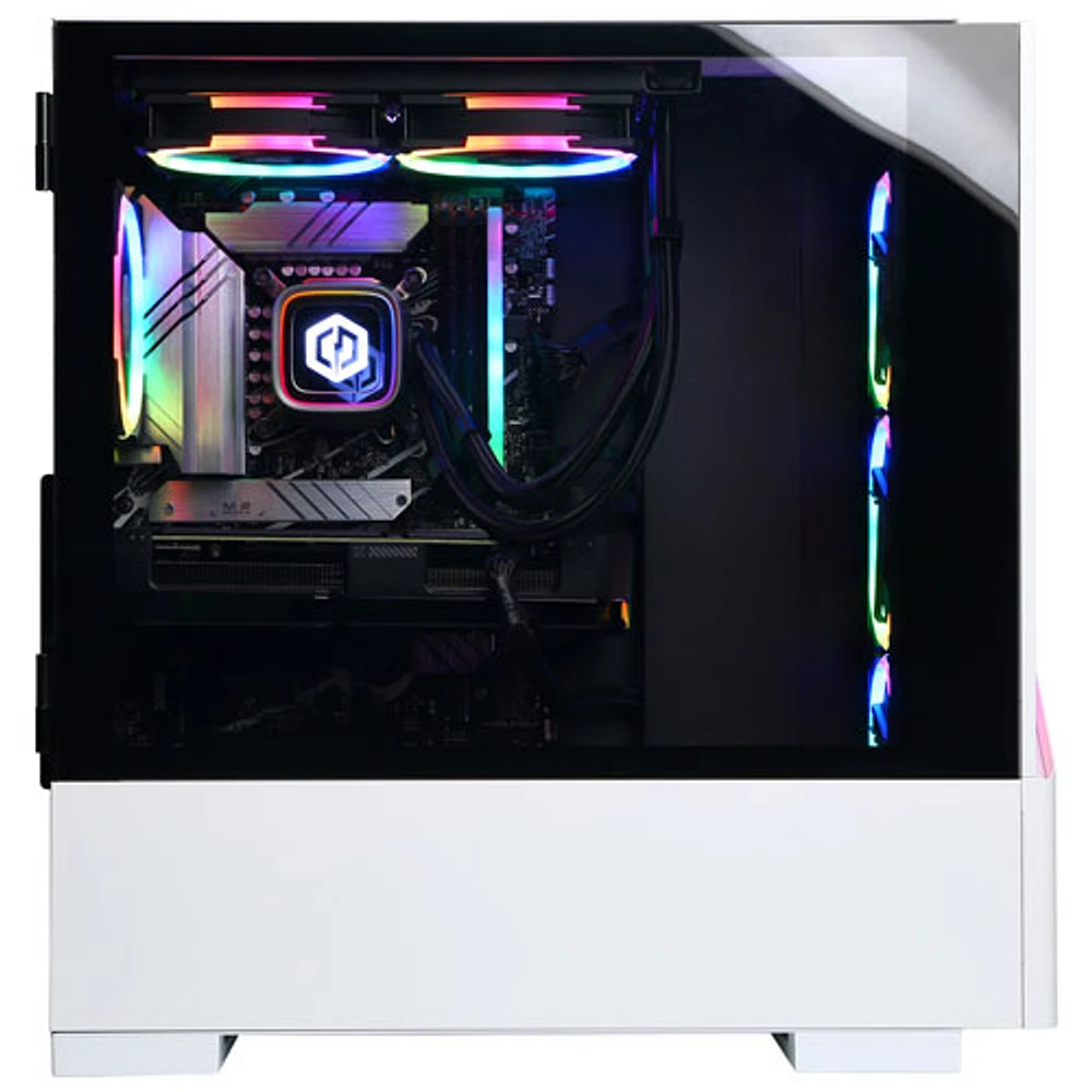 CyberPowerPC Gamer Supreme Gaming PC - White (AMD Ryzen 7 9700X/16GB RAM/2TB SSD/NVIDIA RTX 4060TI/Win11) - English