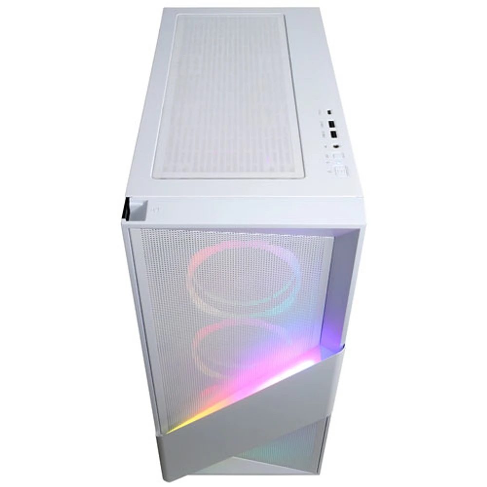 CyberPowerPC Gamer Supreme Gaming PC - White (AMD Ryzen 7 9700X/16GB RAM/2TB SSD/NVIDIA RTX 4060TI/Win11) - English