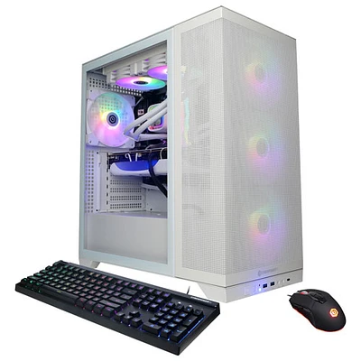 CyberPowerPC Gamer Supreme Gaming PC - White (AMD Ryzen 9 9900X/32GB RAM/2TB SSD/NVIDIA RTX 4080 Super/Win11) - En