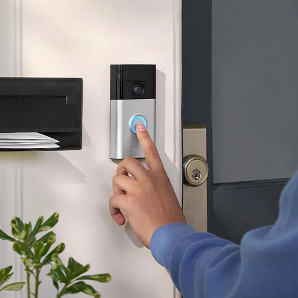 Ring Battery Doorbell with Head-to-Toe HD Video, Live View, Two-Way Talk & Motion Detection