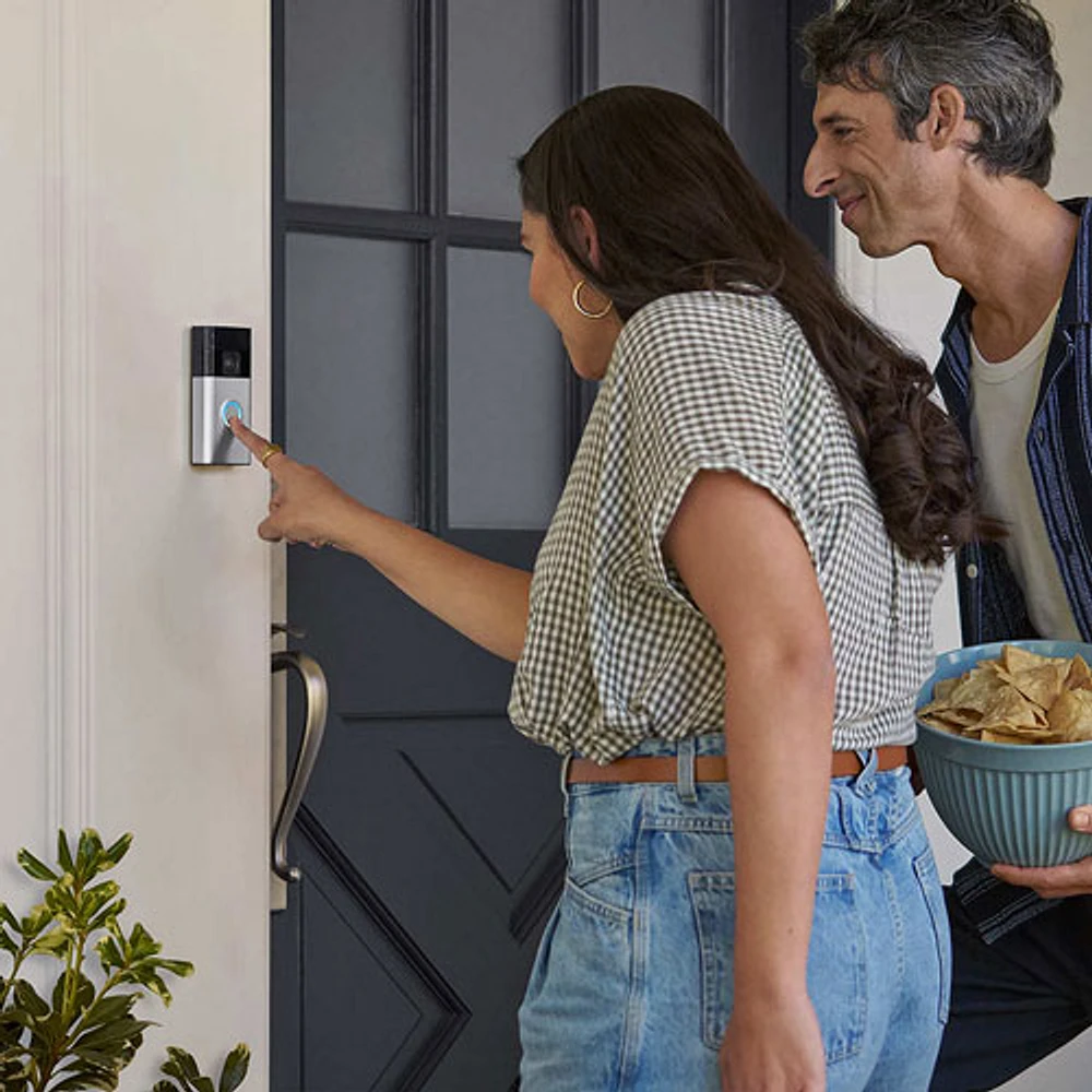 Ring Battery Doorbell with Head-to-Toe HD Video, Live View, Two-Way Talk & Motion Detection