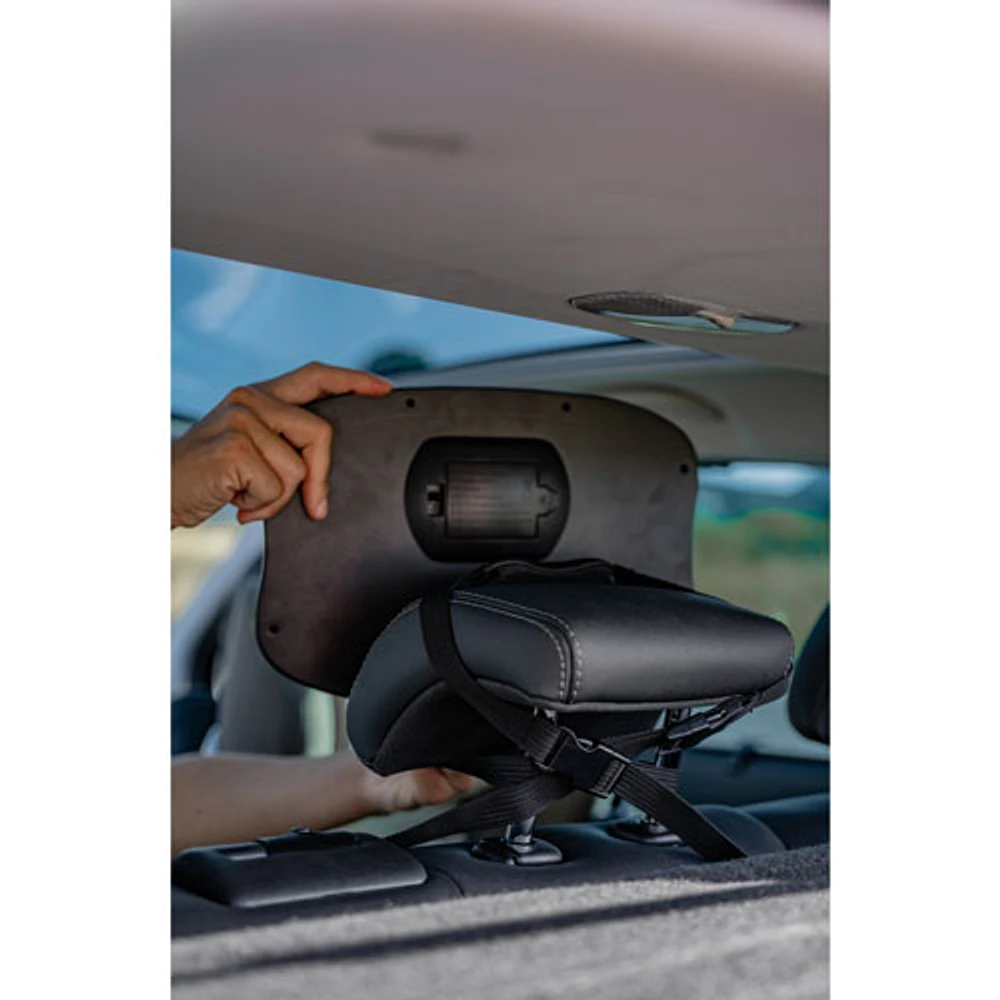 EZI LED Baby Car Seat Mirror - Black - Made from Recycled Plastic