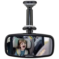 EZI LED Baby Car Seat Clip Mirror - Black - Made from Recycled Plastic