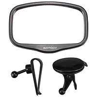 EZI LED Baby Car Seat Mini Mirror - Black - Made from Recycled Plastic