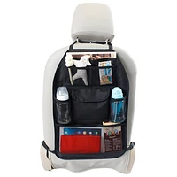 EZI Travel Plus Large Capacity Seat Organizer for Car - Black