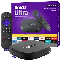 Roku Ultra 2024 4K HDR Media Streamer with Voice Remote Pro