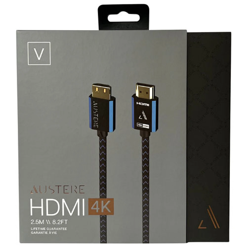 Câble HDMI Ultra HD 4K de 2,5 m (8,2 pi) V d'Austere