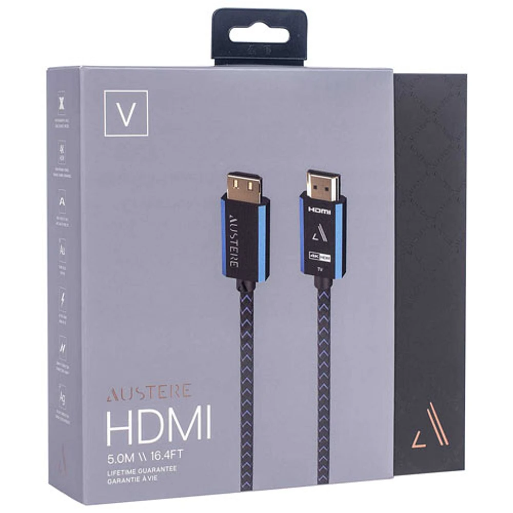 Câble HDMI actif Ultra HD 4K de 5 m (16,4 pi) V d'Austere