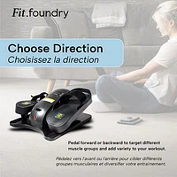 Fit Foundry Compact Under Desk Elliptical Traniner - Only at Best Buy