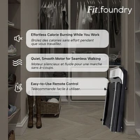 Tapis de marche roulant repliable de Fit Foundry - Exclusivité de Best Buy