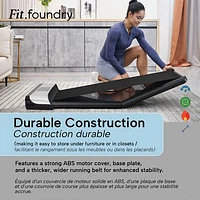 Fit Foundry Folding Walking Pad Treadmill - Only at Best Buy