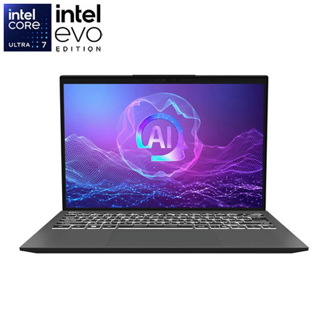 MSI Prestige 13 AI+ Evo A2V 13.3" Laptop - Stellar Gray (Intel Core Ultra 7 - Evo Edition/32GB RAM/1TB SSD) - English