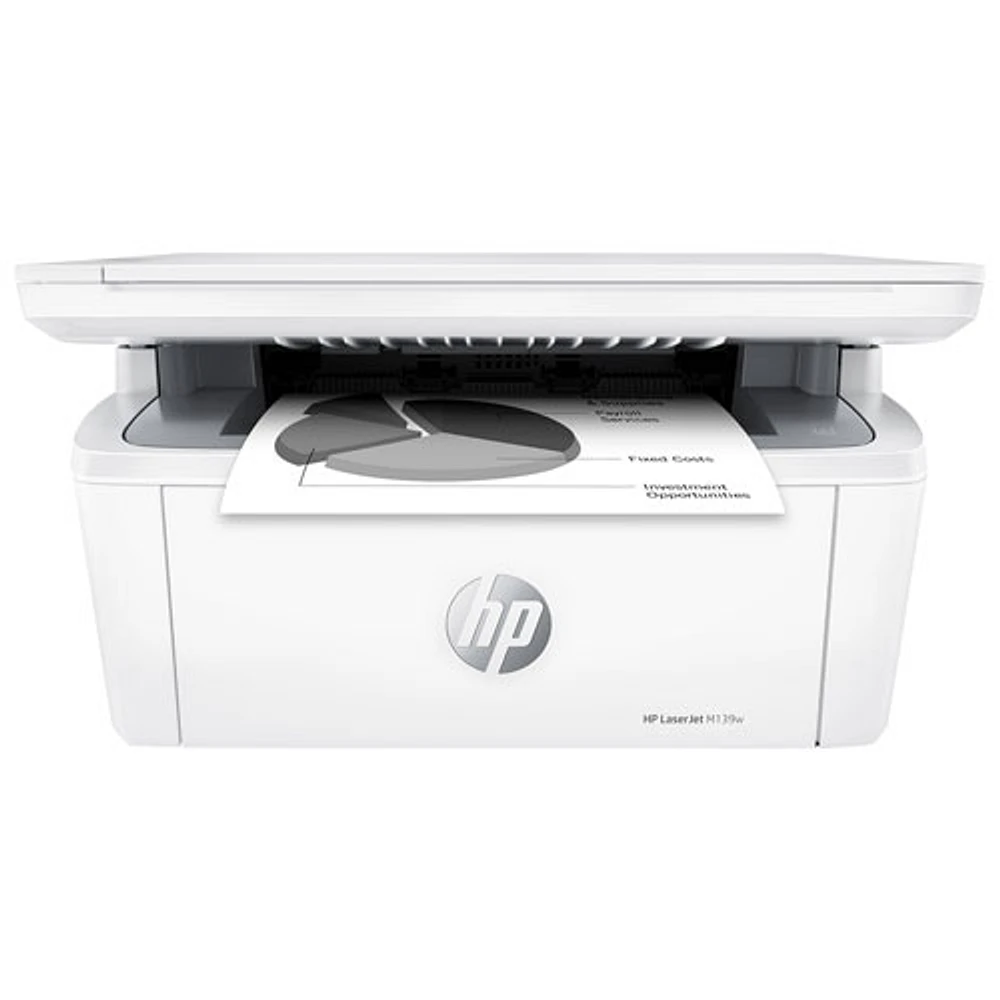 HP M139w Wireless All-In-One Laser Printer - White - Only at Best Buy