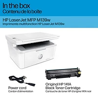 HP M139w Wireless All-In-One Laser Printer - White - Only at Best Buy