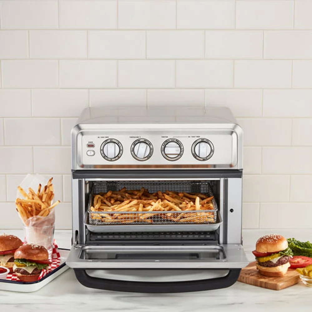 Cuisinart AirFryer Toaster Oven with Bonus Air Frying Basket - 0.6 Cu. Ft./17L - Stainless Steel - Only at Best Buy