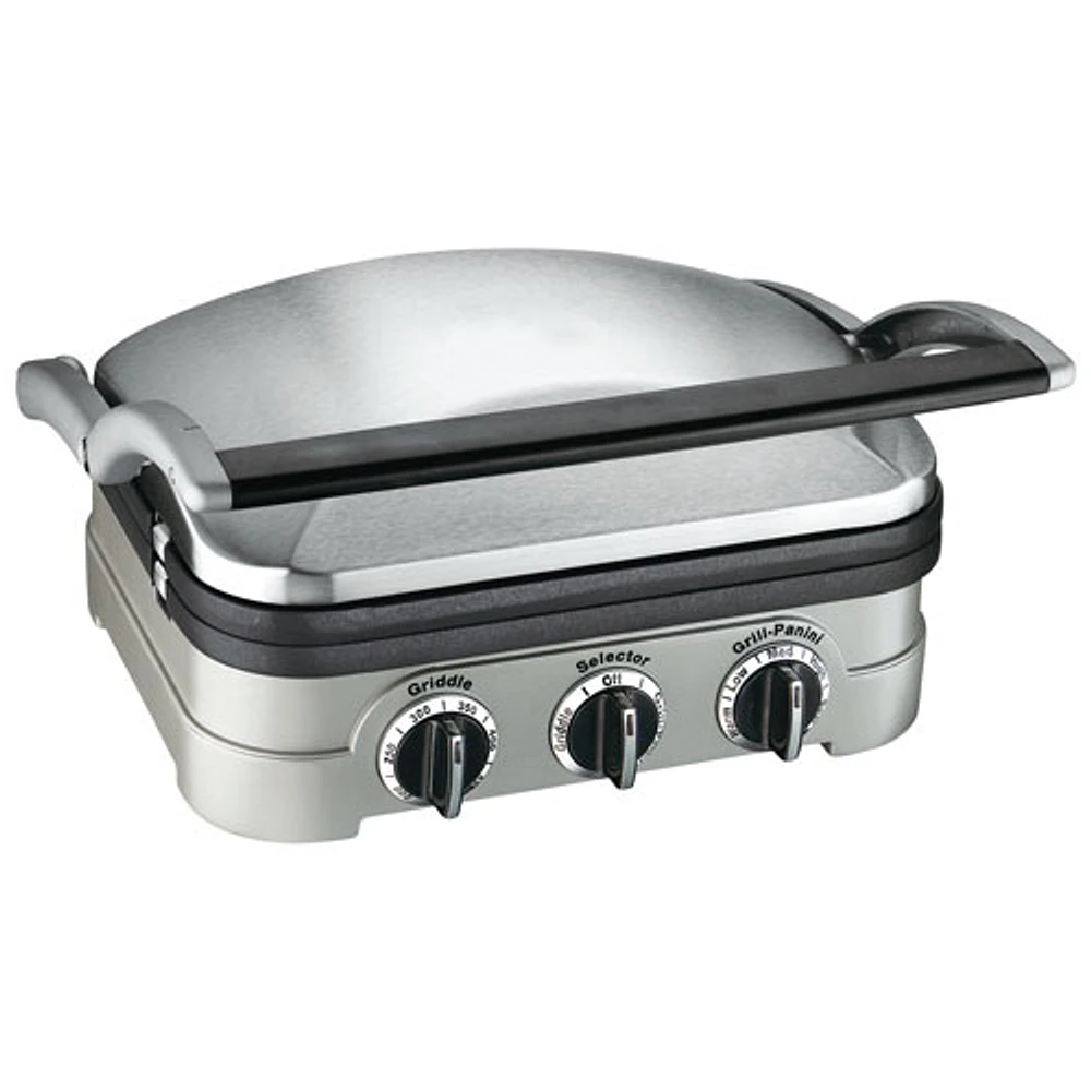 Cuisinart Griddle with Waffle Plates - Stainless Steel - Only at Best Buy