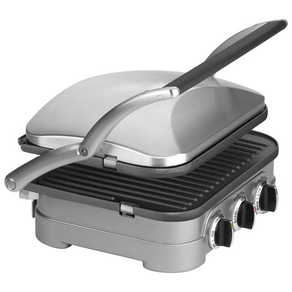 Cuisinart Griddle with Waffle Plates - Stainless Steel - Only at Best Buy