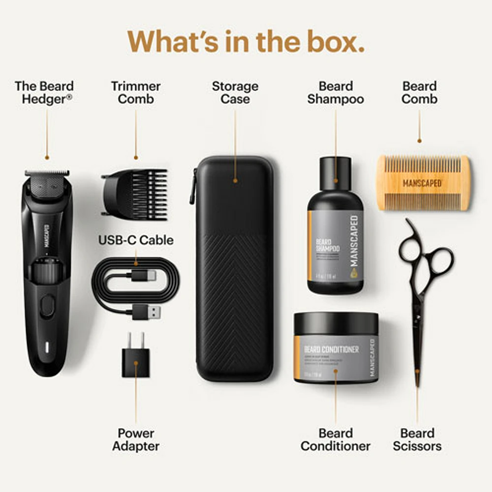 Manscaped Beard Hedger Cordless Trimming Essentials Kit