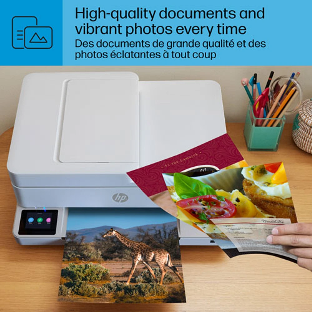 HP 6555e All-In-One Inkjet Printer - HP Instant Ink 3-Month Free Trial Included*