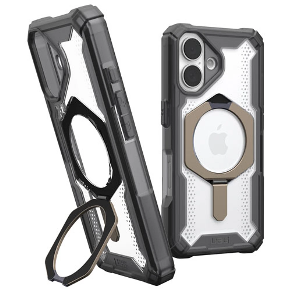 UAG Plasma XTE Fitted Hard Shell Case with MagSafe for iPhone 16 - Ash/Titanium