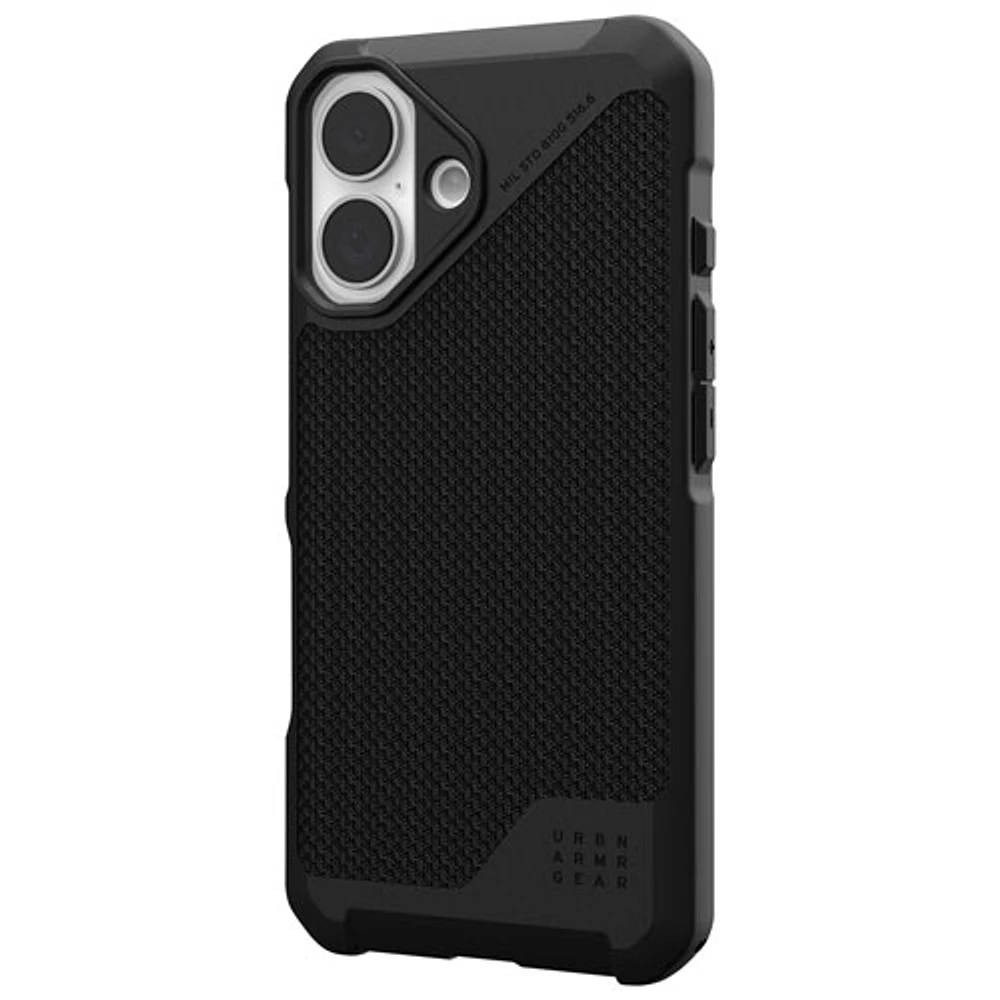 UAG Metropolis LT Fitted Hard Shell Case with MagSafe for iPhone 16 - Kevlar Black