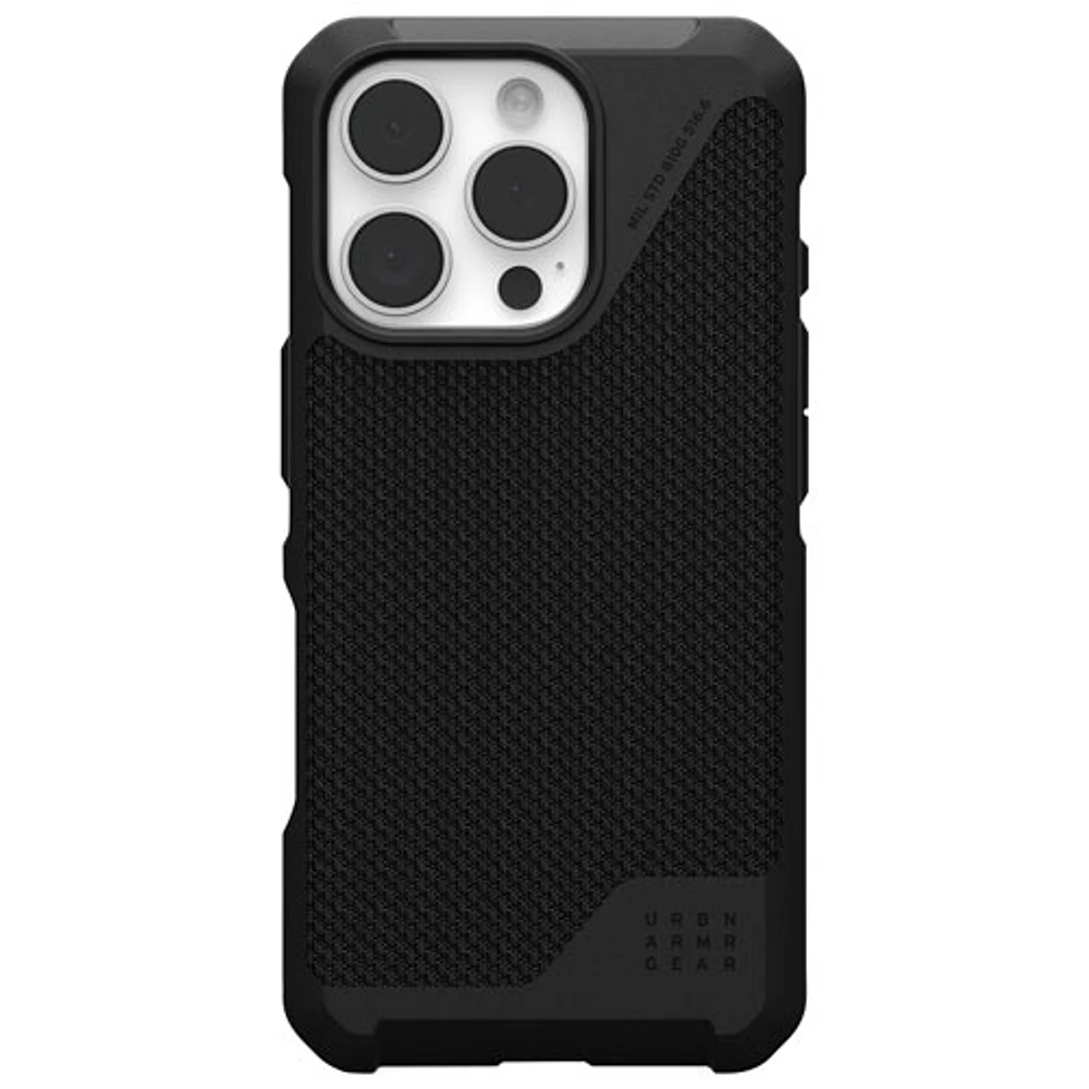 Urban Metropolis LT Fitted Hard Shell Case for iPhone 16 Pro - Kevlar Black