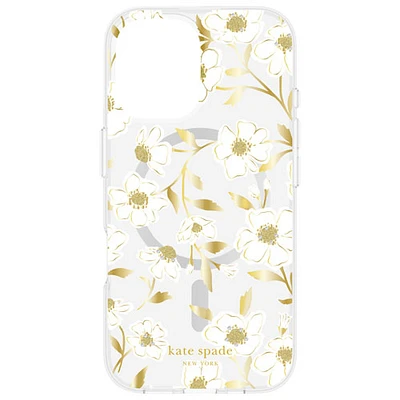 Étui rigide de Kate Spade New York avec MagSafe pour iPhone 16 - Floral ensoleillé