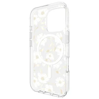 Étui en plastique rigide de Kate Spade New York avec MagSafe pour iPhone 16 Pro - Floral ensoleillé