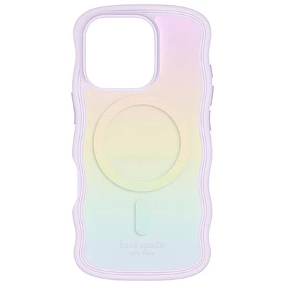 kate spade new york Wavy Opal Case with MagSafe for iPhone 16 Pro - Opal Iridescent