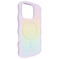 Étui Wavy Opal de Kate Spade New York avec MagSafe pour iPhone 16 Pro Max - Opale iridescente