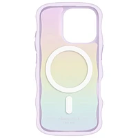 kate spade new york Wavy Opal Case with MagSafe for iPhone 16 Pro Max - Opal Iridescent