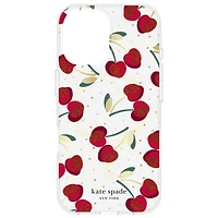 kate spade new york Hard Plastic Case with MagSafe for iPhone 16 - Cherry Dot