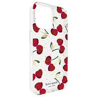 Étui rigide ajusté de Kate Spade New York avec MagSafe pour iPhone 16 - Cerises